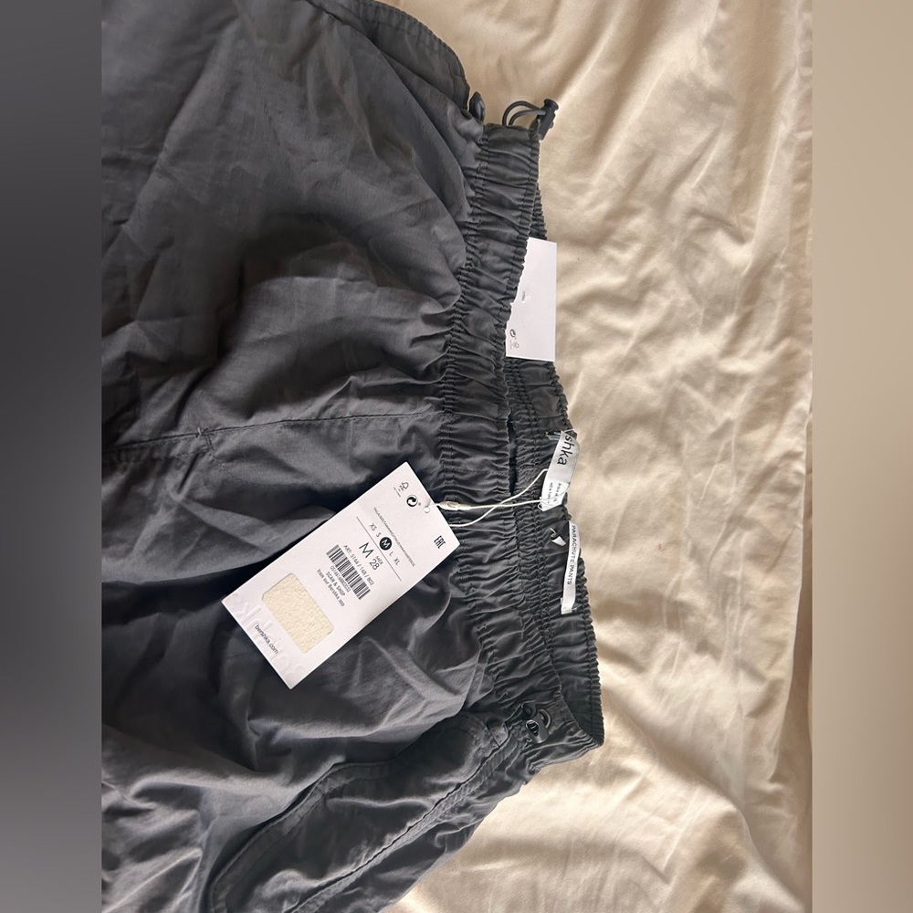 Grey Parachute Pants - Picture 3 of 4
